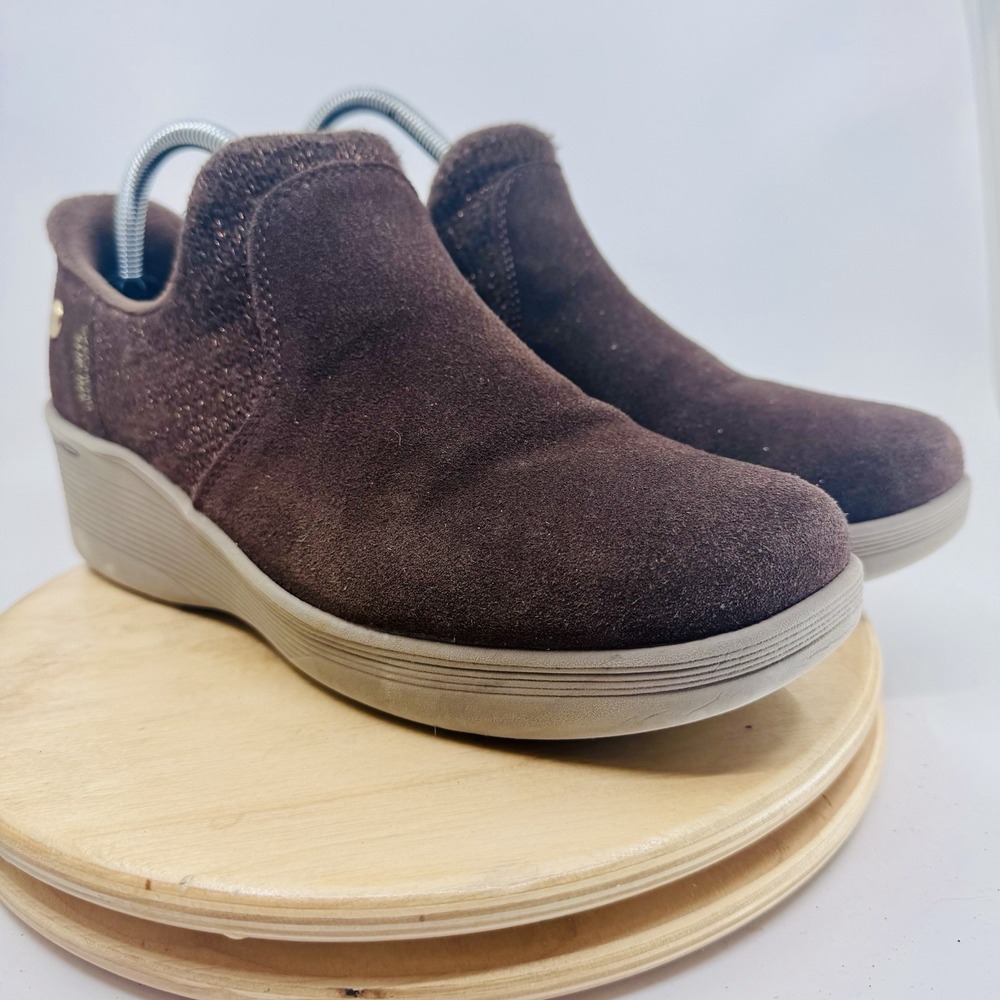 Skechers Martha Stewart‎ Pier Lite Womens 10 Brown Wedge Casual Shoes